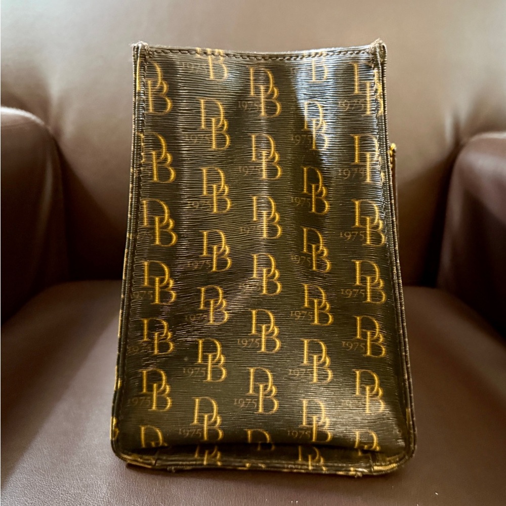 Vintage Dooney & Bourke Black Signature 1975 Handbag - Picture 11 of 12